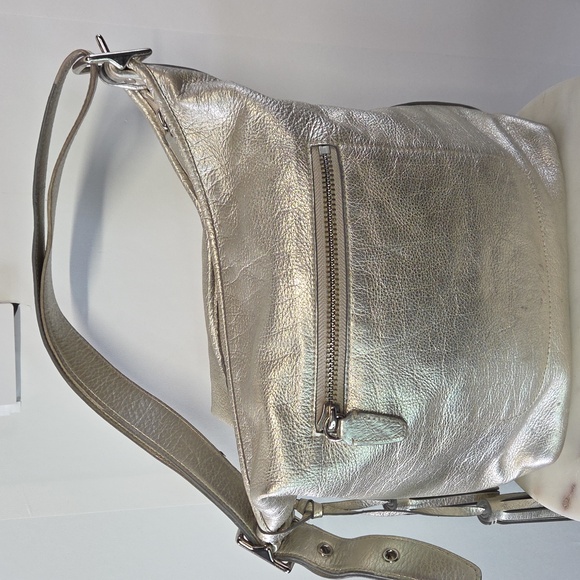 Coach Handbags - Coach Metallic Gold/silver Shoulder Bag